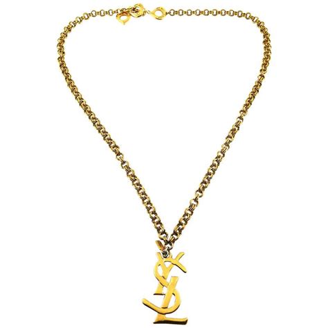 ysl necklace men's|yves saint laurent jewellery.